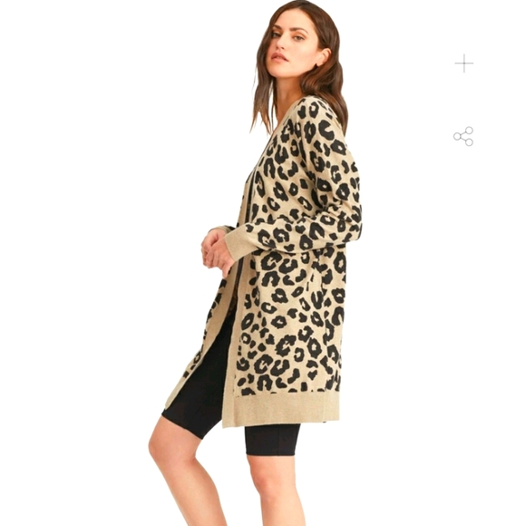 Sanctuary Tops - Sanctuary play cardi leopard print